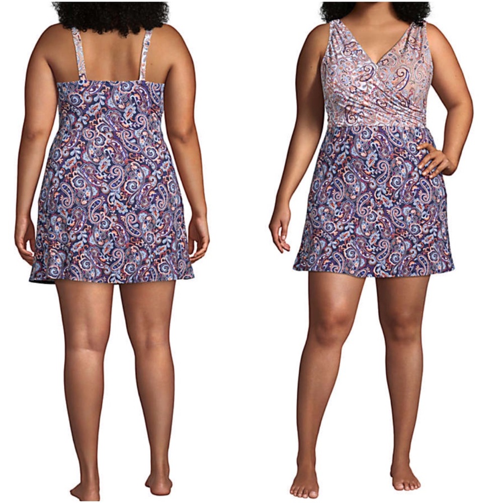 - Lands end swim dress